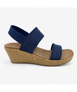 Skechers Beverlee Sheer Luck Navy Blue Womens Sandal Strappy - $44.95