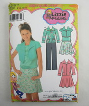 Simplicity Lizzie McGuire 4261 Jacket Skirt Pants Top Girls Plus 8-1/2 to 16-1/2 - £3.12 GBP