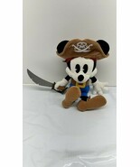 Disney Mickey Mouse Pirates of the Caribbean 10&quot; Plush with Cutlass - $20.78 CAD