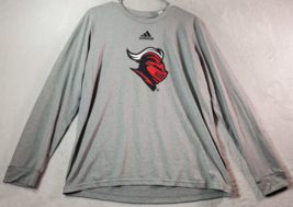 Rutgers Scarlet Knights adidas Shirt Unisex Medium Gray Long Sleeve Bask... - £11.35 GBP