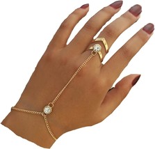 Ring Chain Bracelet Hand Harness  - £20.36 GBP