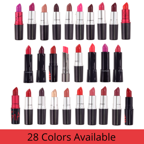MAC Lipsticks (Matte, Amplified Creme, Satin, Frost, Mineralize Rich) - 3g