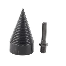 Firewood Drill Bit, Carbon Steel Wood Log Splitter Drill Bit With, 50Mm ... - $20.68