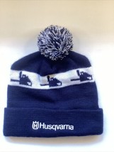 Husqvarna Chainsaws Power Tools Winter Hat Cap Beanie Pom - £11.73 GBP