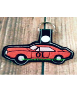 General Lee In the Hoop Key Fob Machine Embroidery Applique Design INSTA... - $75.58 MXN