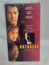 OutBreak, Starring Morgan Freeman, Dustin Hoffman - VHS Tape - £9.45 GBP