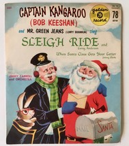 Sleigh Ride / When Santa Claus Gets Your Letter 6&#39; 78 RPM Vinyl Record, 1959 - £48.55 GBP