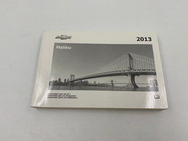 2013 Chevrolet Malibu Owners Manual Handbook OEM K03B28004 - $31.49