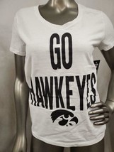 RUSSELL IOWA UNIVERSITY  &quot;GO HAWKEYES&quot; WOMEN&#39;S SHIRT ASST SIZES #10 - $7.99