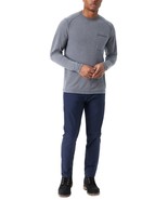 Bass Outdoor T-Shirt Men&#39;s Size 2XL Ombre Blue Long-Sleeve Ribbed Pocket - $19.99