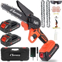 Cordless Mini Chainsaw 6 Inch, 2023 Upgraded Taranzy Mini, Super Powerful. - £51.88 GBP