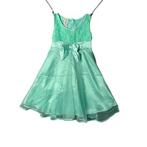 Holiday Edition Girls Size 6 6x Mint Green Sleeveless Formal Dress Tulle... - £18.69 GBP