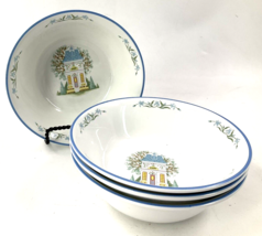 VTG 1995 The Lenox Village Fine Porcelain Dinnerware (4) Soup / Cereal Bowls - £63.30 GBP