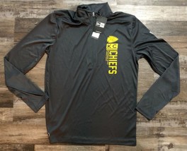 New Era Kansas City Chiefs long sleeve Combine Training quarter zip Shirt Medium - $27.83