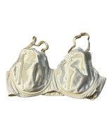 Vanity Fair 75-233 Ivory Satin Solutions &amp; Lace Full Figure Bra Size 36C - $28.94 CAD