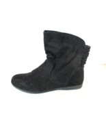 Rampage Black Suede Ankle Boots Women&#39;s 7 M (SW47) - £19.03 GBP