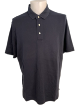 Lands&#39; End  Navy Blue Short Sleeve Polo Shirt Traditional Fit Size L - €16,36 EUR