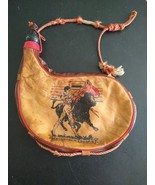 Bota Bag Recuerdo De Espana Spain Large w/ Leather Strap Matador Bull Fight - $372.51 MXN