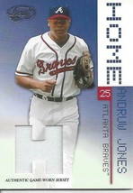 2003 Leaf Home Away Materials Home Andruw Jones 1 Braves 180/250 - £4.70 GBP