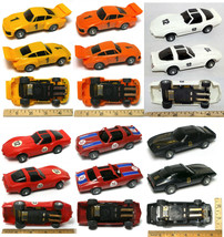 6pc Vintage Bachmann 1:32 Slot Cars Lot of Corvette Firebirds &amp; Porsche Carreras - £55.46 GBP