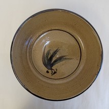 Studio Art Pottery Serving Bowl Signd NR Design Bottom 8.5in Diameter 2.5in Tall - £11.17 GBP