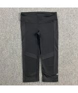 Alo Yoga Leggings Capris Women&#39;s Small Black Pull On Compression Nylon B... - $39.07 CAD