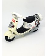 Coca Cola Motor Scooter White/Cream Diecast Plastic Motorcycle Toy - Vin... - £14.02 GBP