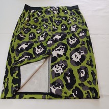 Worthington Women's Green, Black & White Skirt Size 16 Measured Waist 35 image 2