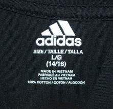 Adidas Black Boys Hooded T-Shirt Multi Colored Long Sleeve Size Large 14-16 image 3