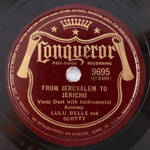 Lulu Belle &amp; Scotty – From Jerusalem To Jericho / There&#39;s No Hiding - 10&quot; 78 rpm - £28.39 GBP