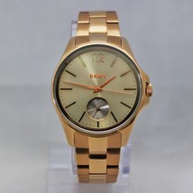 New DKNY NY2518 Eldridge Rose Gold Tone Stainless Steel Women Watch - £95.10 GBP