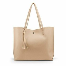 Women Large Tote Bag - Tassels Shoulder Handbags, Fashion Ladies  Messen... - £20.14 GBP