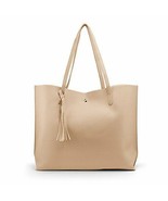 Women Large Tote Bag - Tassels Shoulder Handbags, Fashion Ladies  Messen... - £19.90 GBP