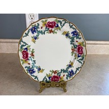 Royal Doulton Booths England Floradora A8042 Bone China Vintage 6.75&quot; Plate - $14.84