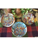 3 Bill Bell Ltd Ed. Numbered Fine Porcelain HOLIDAY CAT Theme Collectibl... - $39.92 CAD