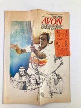 1982 The Avon Championship Tennis Circuit Magazine Guide - $14.20