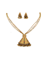 bis 916 print gold 22//2.5cm necklace earring sets grand daughter indian... - $5,355.99