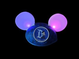 Disneyland 60th Anniversary Diamond Celebration Light Up Ears Hat Size Y... - $14.25