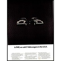 1970 Volkswagen Beetle VW Bug Vintage Print Ad Black German Classic Car Wall Art - £8.65 GBP