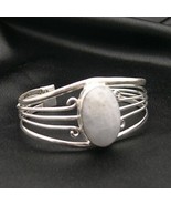 Wholesale Artist-Crafted Sterling Silver &amp; Large Oval Howlite Gemstone B... - £38.99 GBP