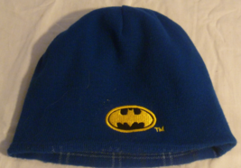 YOUTH BATMAN CAP HAT BEANIE REVERSIBLE ONE SIZE FITS ALL AGES 4-12 - $28.75 CAD