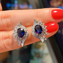Lace Earrings Devil&#39;s Eye Inlaid Luxurious Earrings Royal Classic Earrings For W - £7.82 GBP