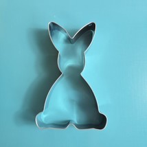 Large 5&quot; Easter Bunny Cookie Cutter Rabbit Stainless Steel - £3.10 GBP