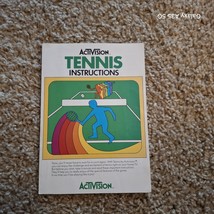 Atari 2600 Tennis game manual in excellent condition by Activision  - €5,15 EUR Atari 2600 Tennis game manual in excellent condition by Activision  - €5,15 EUR