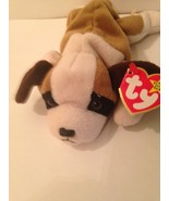 TY Beanie Baby, &quot;Bernie&quot; the St. Bernard w/tag errors, great condition, ... - £35.40 GBP