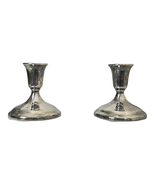 International Silver Company Candlesticks Pair Of 2 Silverplate 4&quot; Tall - £31.06 GBP