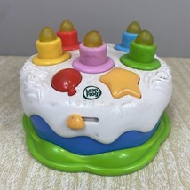 Leap Frog Birthday Cake Music Lights Sounds Counting Candles Learning Toy Works - £11.03 GBP