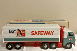 1960&#39;s SAFEWAY GROCERY STORES--16&quot; SEMI TRUCK &amp; TRAILER w/ BOX - £38.79 GBP