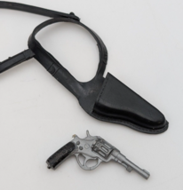 Vtg 1970&#39;s GI Joe Adventure Team Commander Pistol &amp; Black Shoulder Holster #2 - $33.94