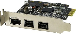 Low Profile Pci-Express Firewire Card with Two 1394B Ports and One 1394A P - $72.26